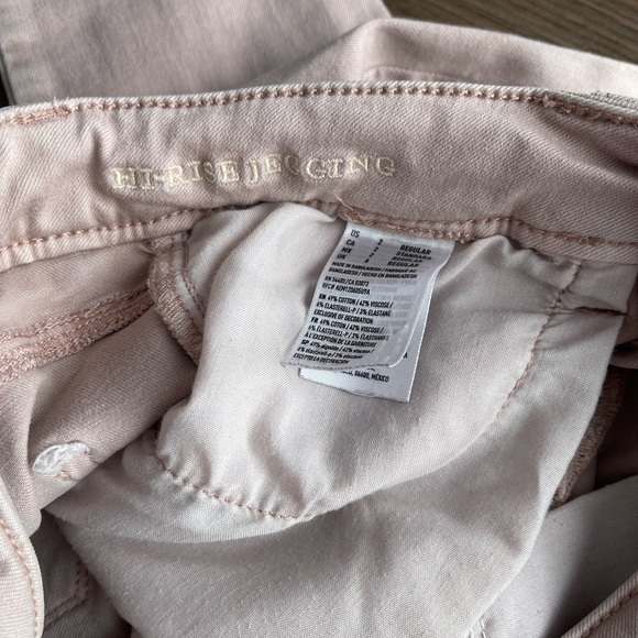 American Eagle Powder Pink High Rise Jeggings - Picture 8 of 8